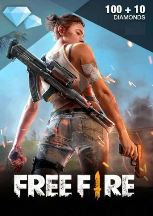 Free Fire 100 + 10 Diamonds Key