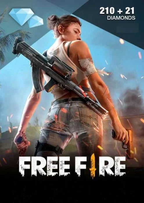 Free Fire 210 + 21 Diamonds Key