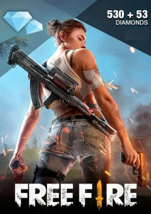 Free Fire 530 + 53 Diamonds Key